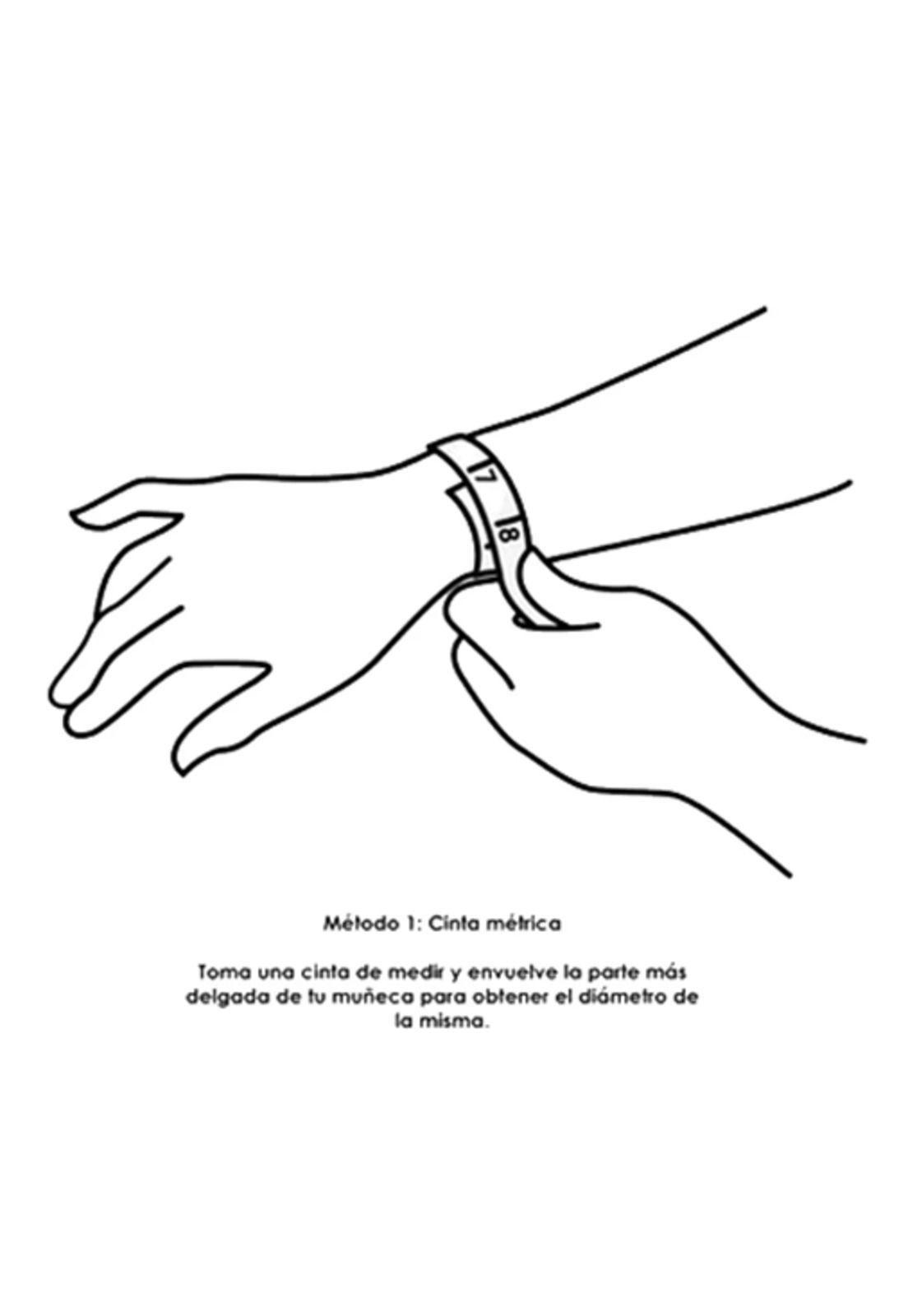 Pulsera de cordón con acero ajustable, buenas energías rojo-5