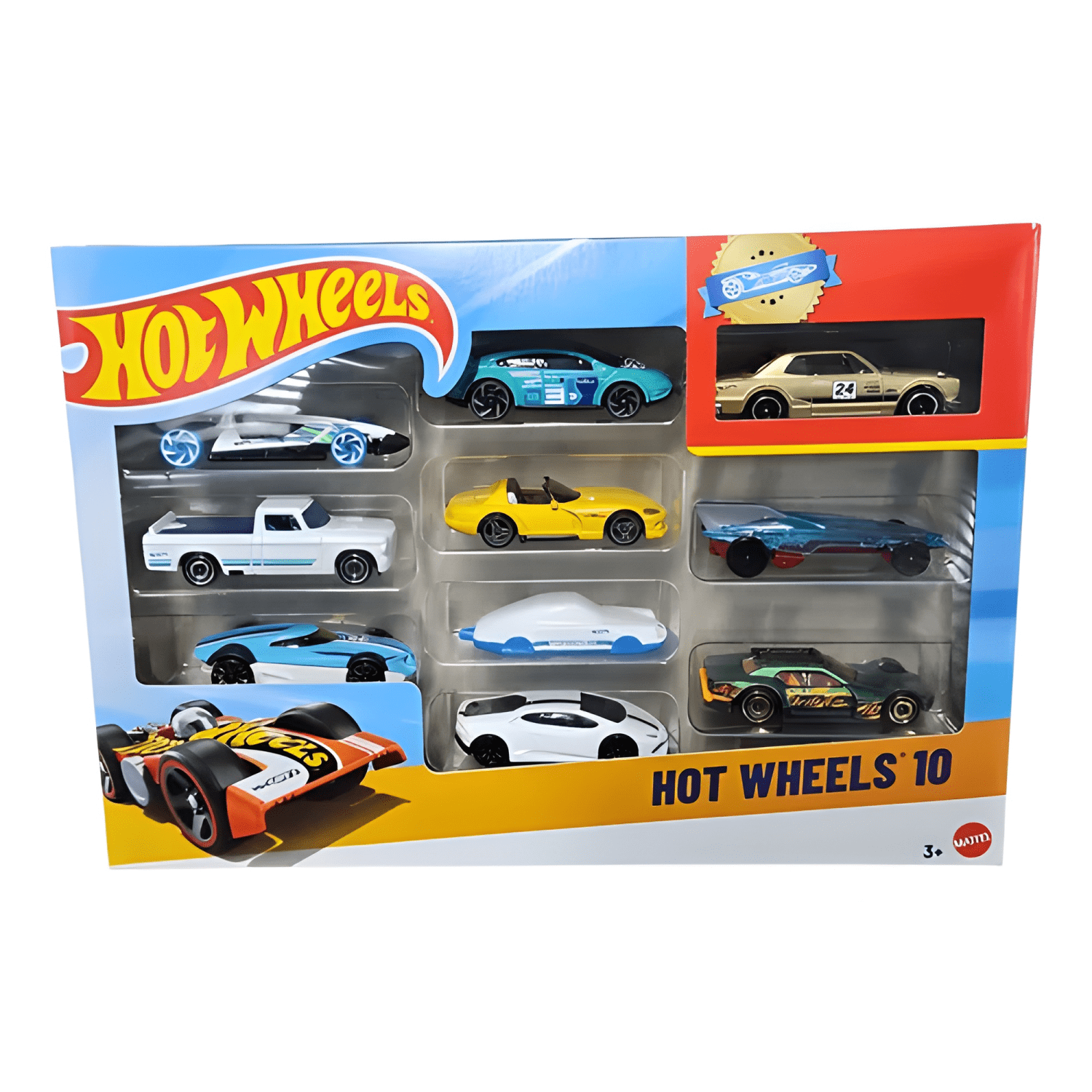 Pack 10 autos Hot Wheels coleccionables escala 1:64-3