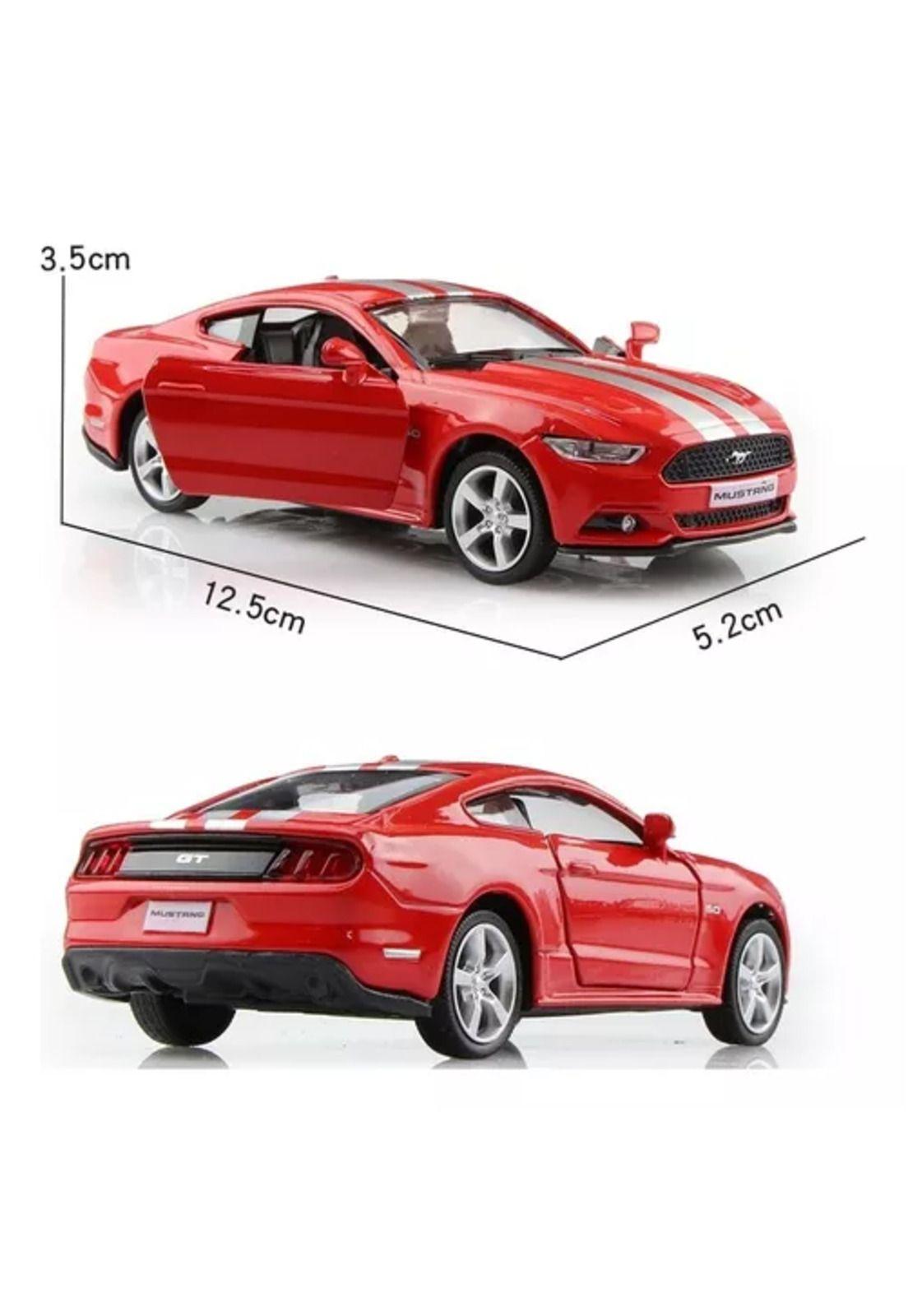 Auto escala 1:36 Ford Mustang GT, rojo, coleccionable-2
