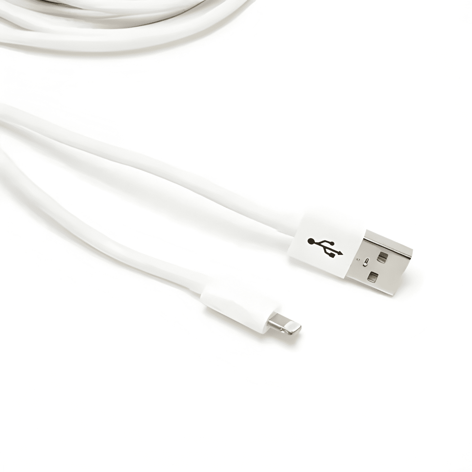 Cable lightning USB 3m one for all compatible iphone Blanco-4