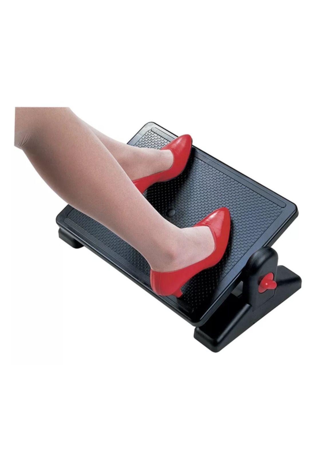 Apoya pies ajustable ergonómico negro-2