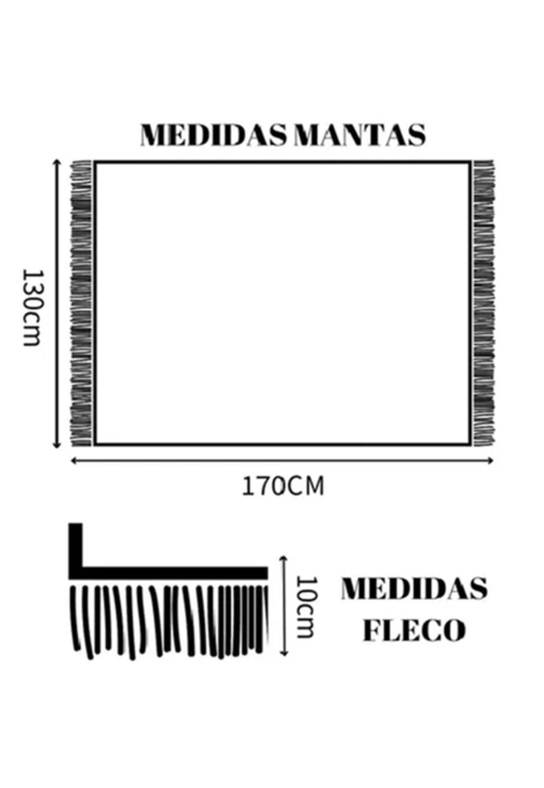 Manta decorativa tejida para sillón, piecera o cama color rosa-2