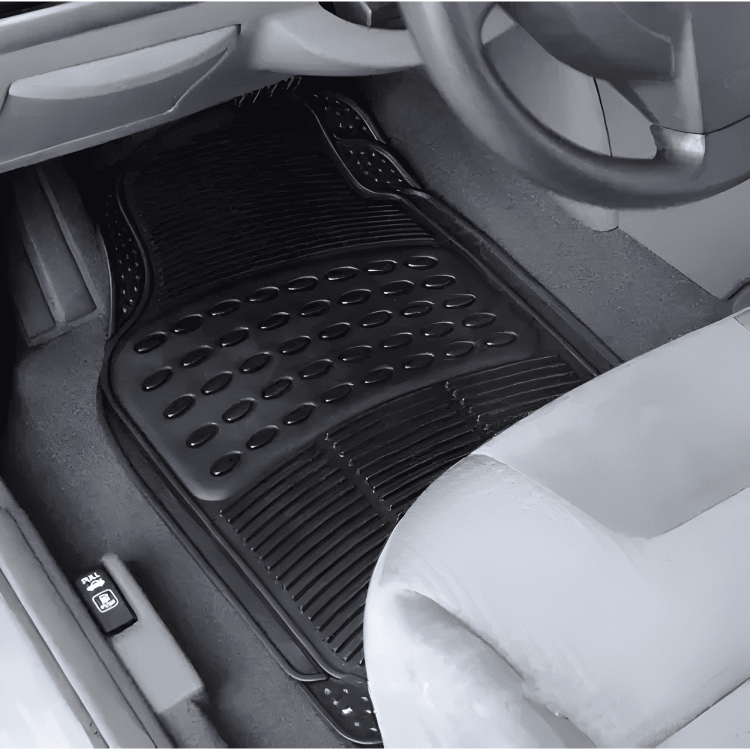 Alfombra Piso De Goma Auto Universal 3 Piezas Camello #381-2