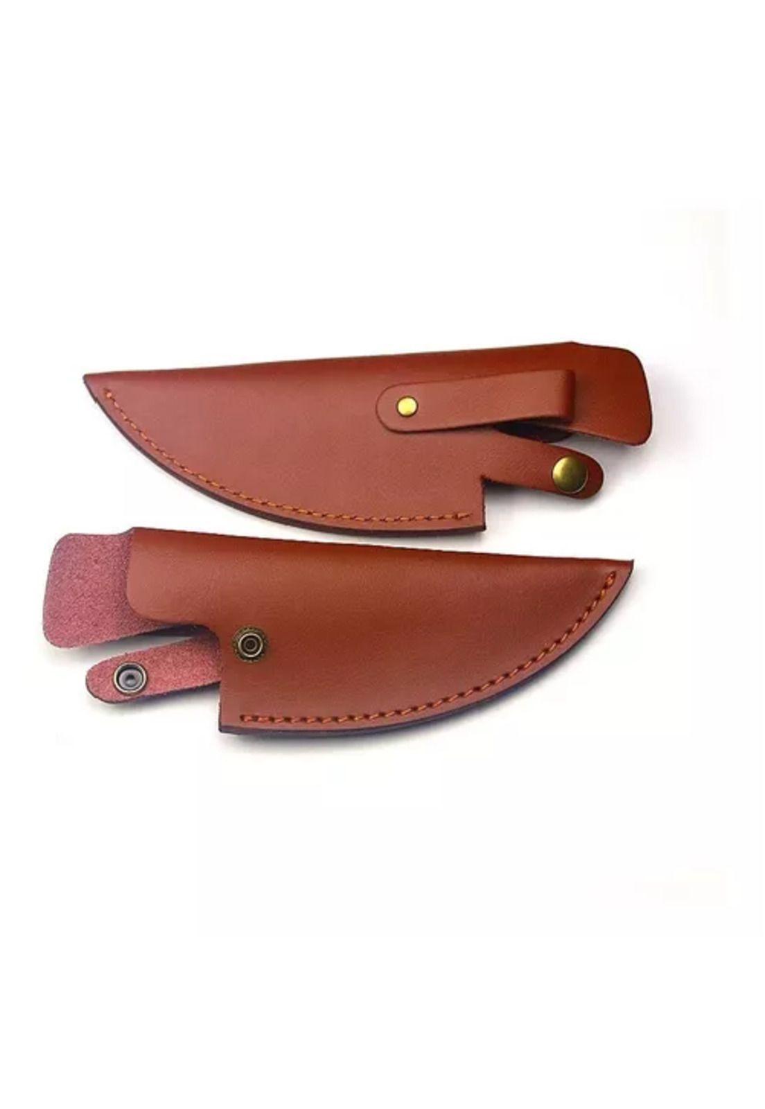 Cuchillo táctico de caza, carnicero, forjado a mano-2