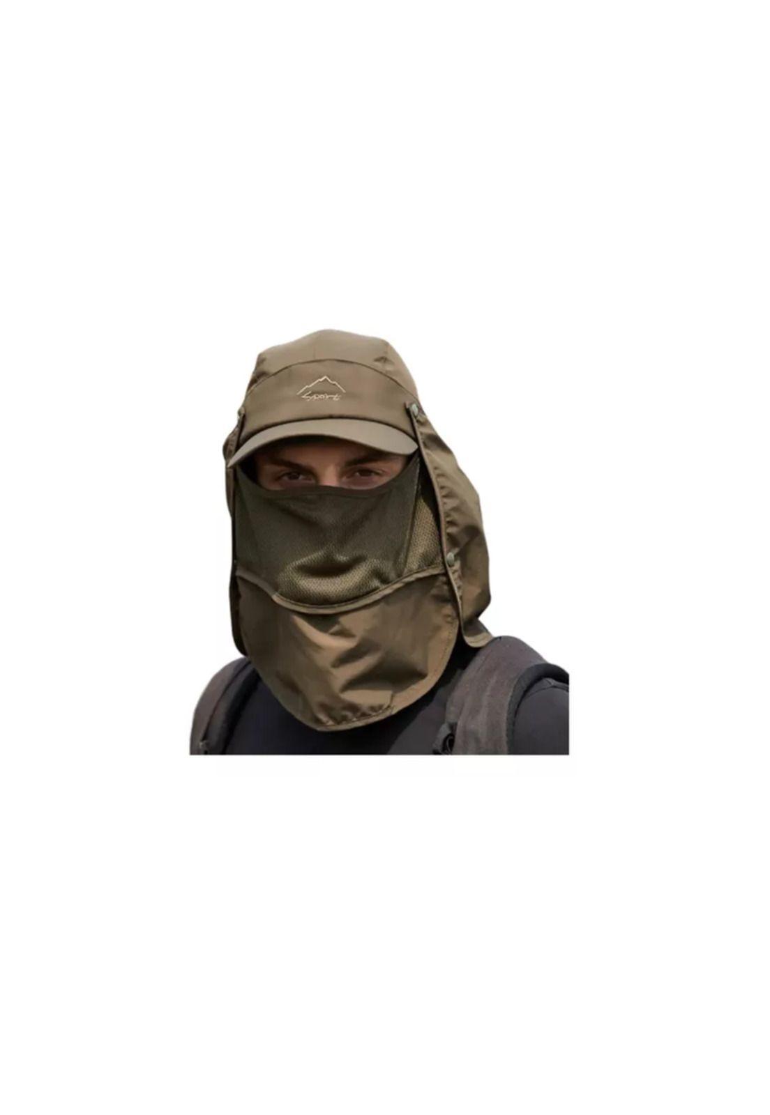 Gorro Visera para el Sol 4 en 1 Uso Diario Verde-2