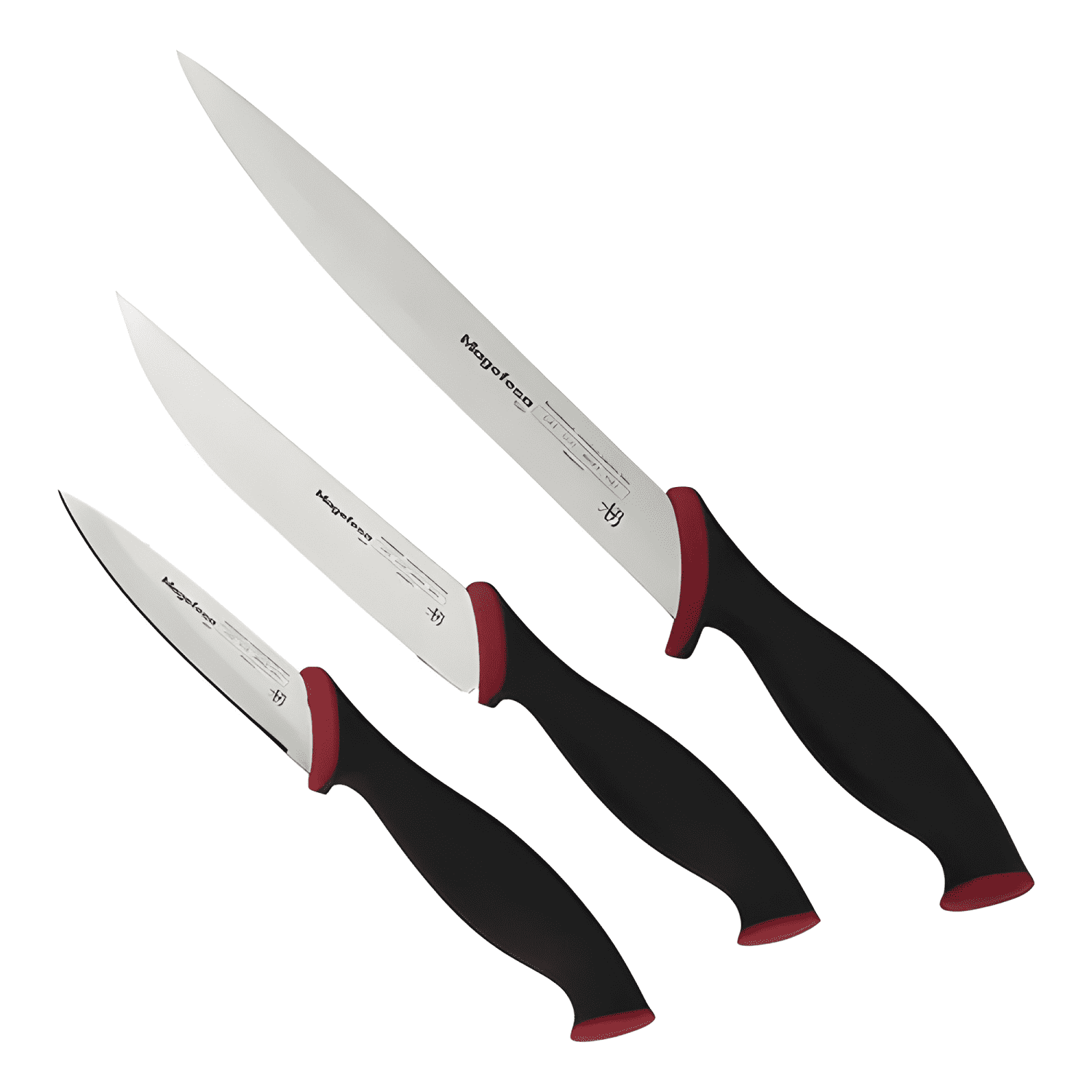 Set de 3 cuchillos Negro-0