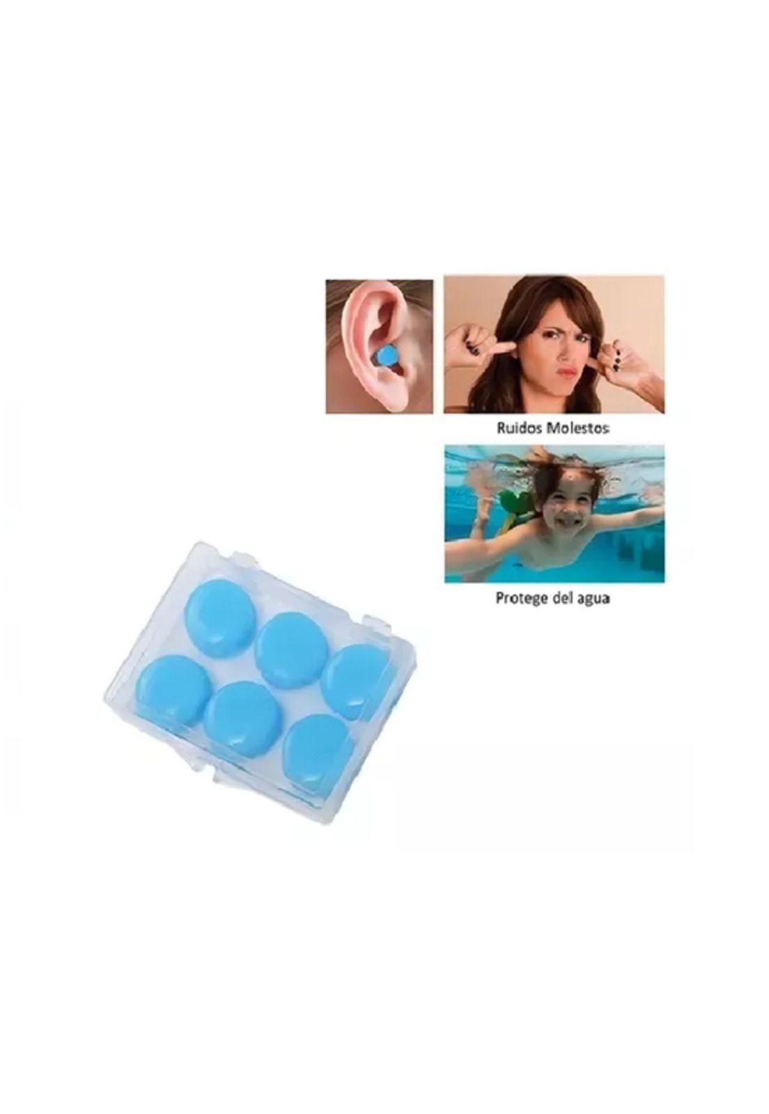 Tapones de oído silicona hipoalergénica moldeable 3 pares-2