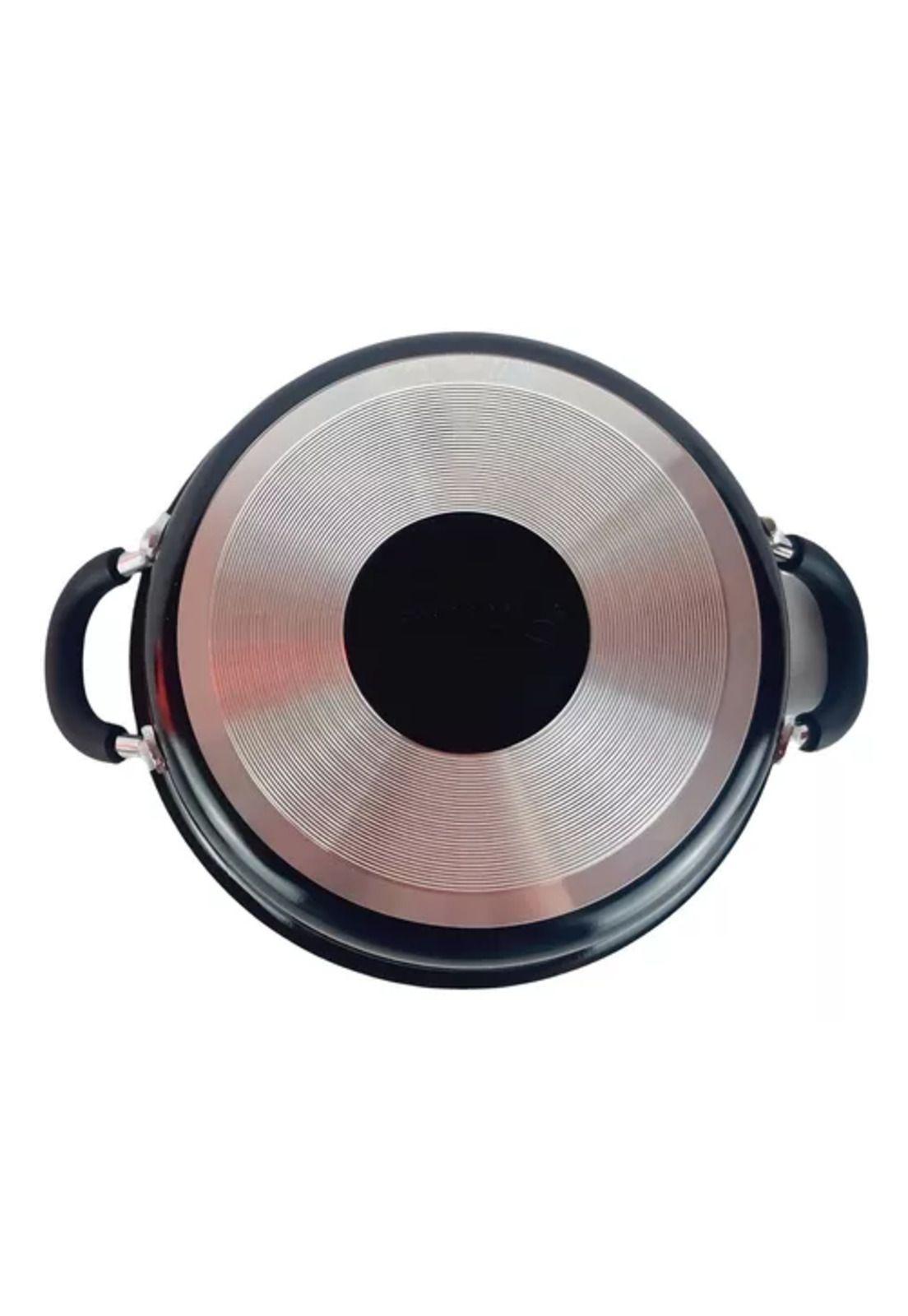 Paila antiadherente de 16 cm, marca Wens, color negro-2