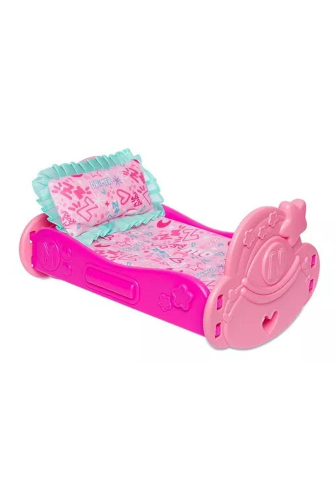Ksi meritos neo: accesorio cuna casimeritos muñecos juguete rosado-0