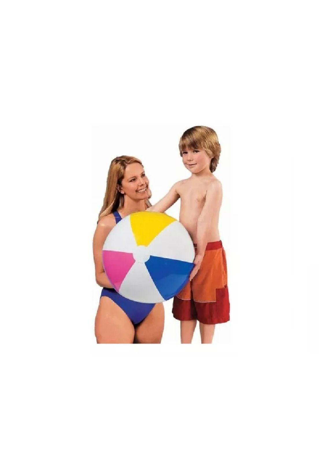 Pelota de playa inflable 61 cm multicolor-3