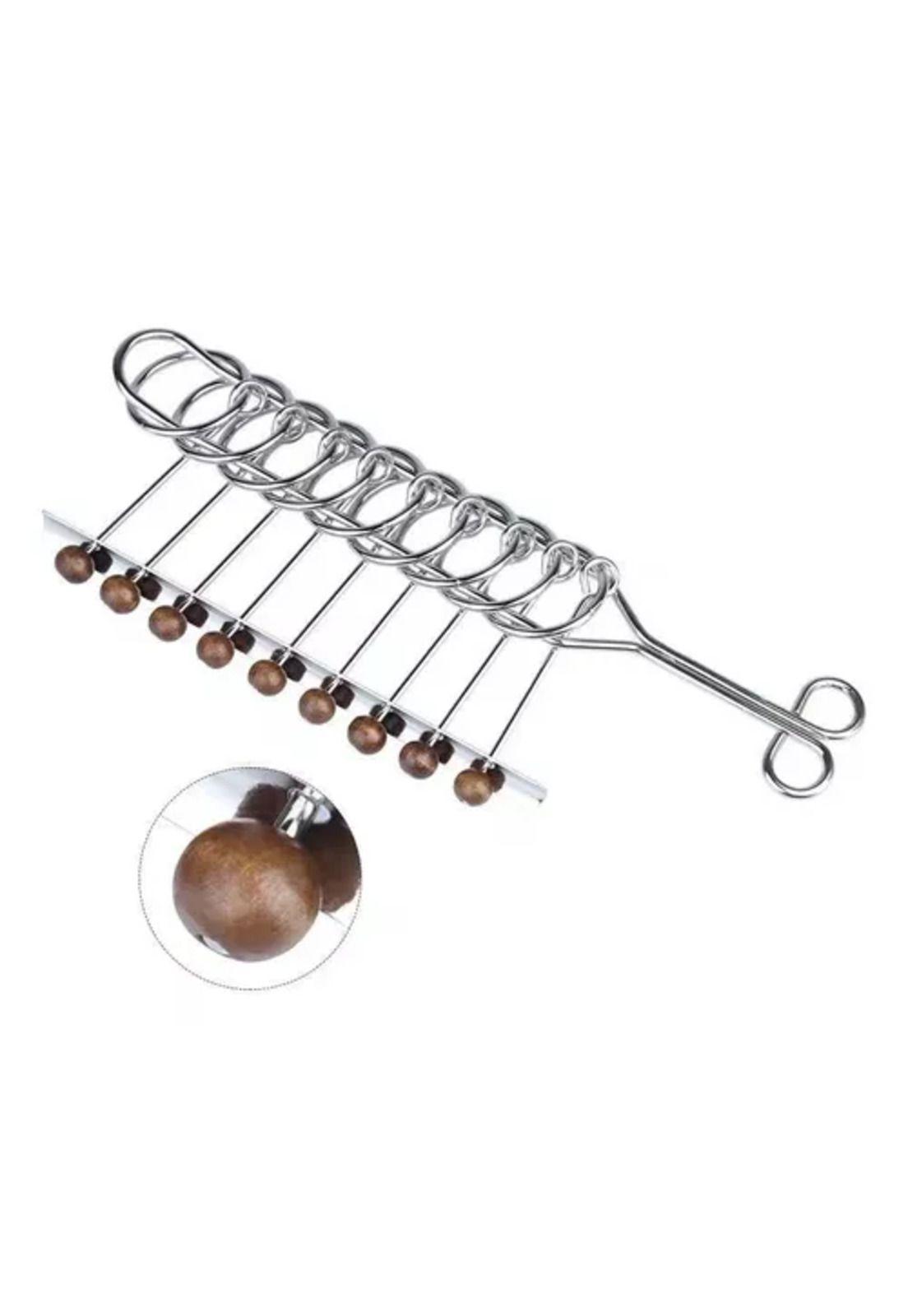 Rompecabezas de alambre de metal, 26 piezas, educativo, tricolor-2