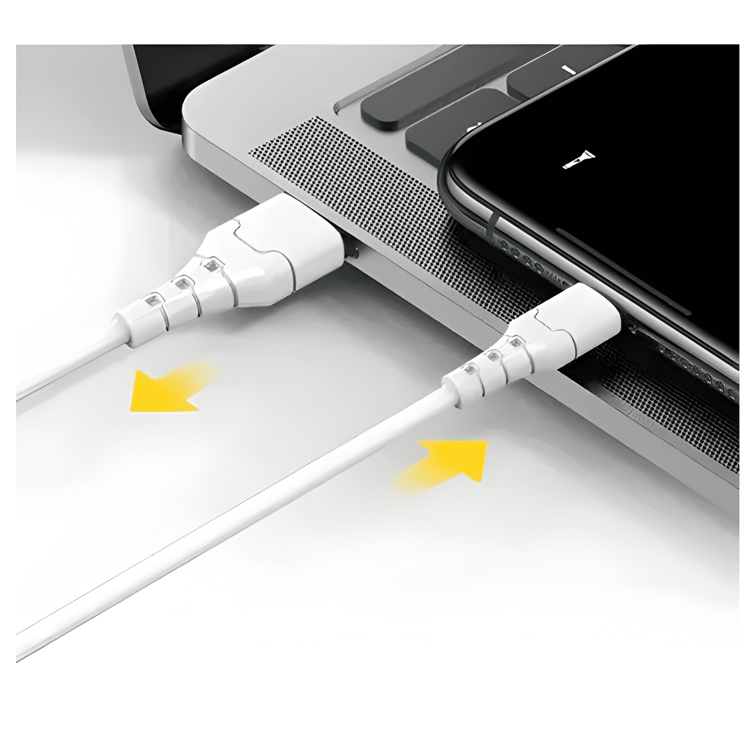 Cable carga rápida 3.0a aspor a101 compatible con lightning-2