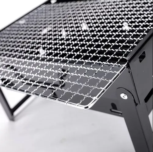 Parrilla Portatil Carbon, Asado Mini Parrilla Plegable-2