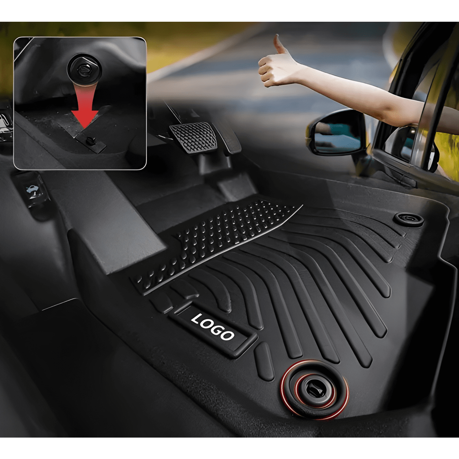 Piso Calce Perfecto Original Para Hilux Revo 2016-2022-3