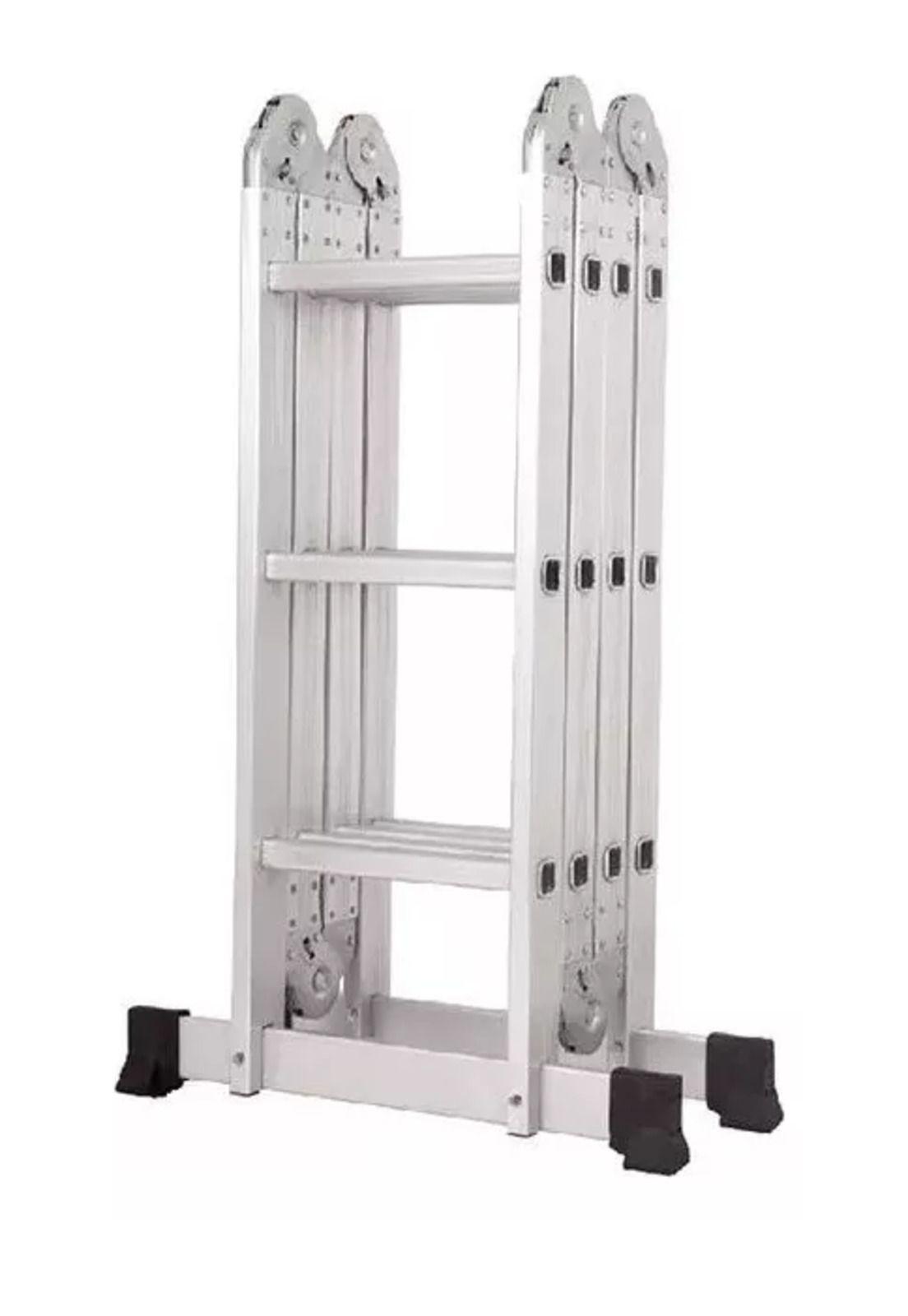 Escalera multifuncional 12 peldaños 4x3 color metal-2