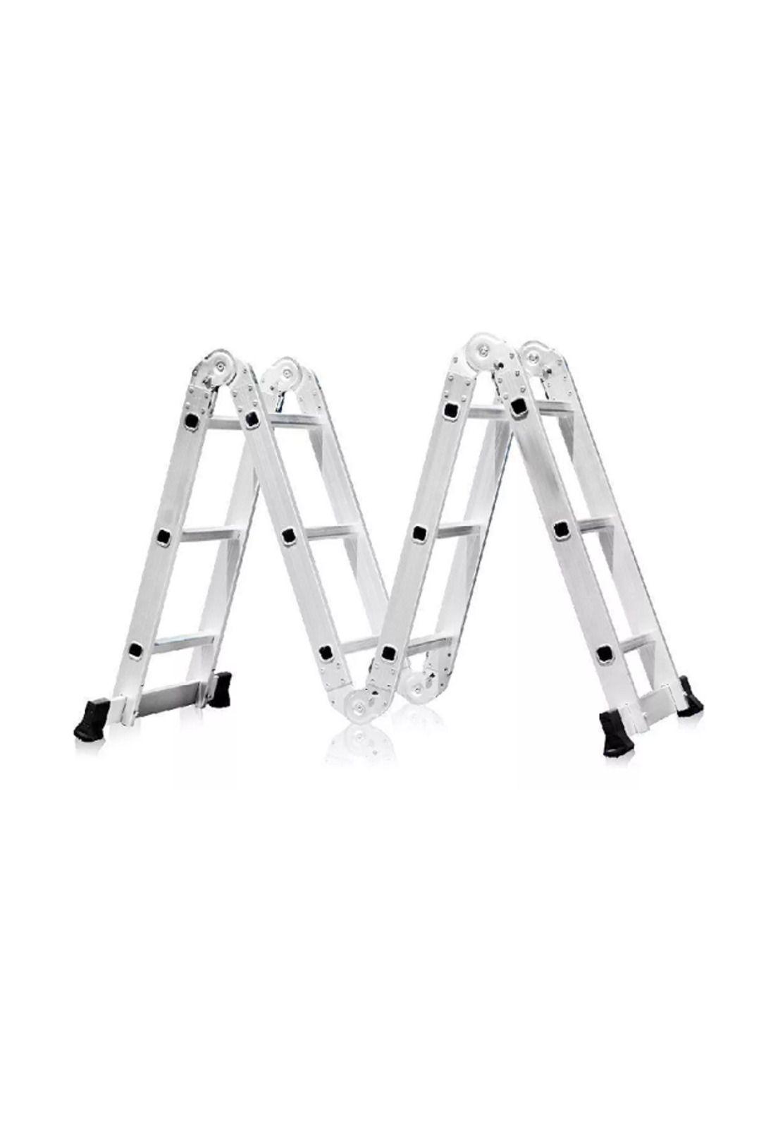 Escalera multifuncional 12 peldaños 4x3 color metal-3