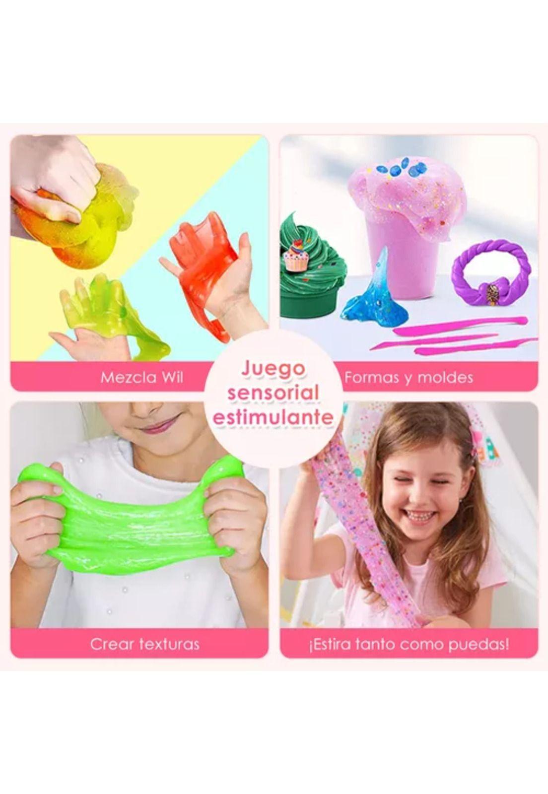 Set de bricolaje para hacer slime 120 piezas, 24 colores-6