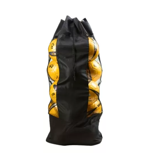 Bolso malla para traslado de balones negro-2