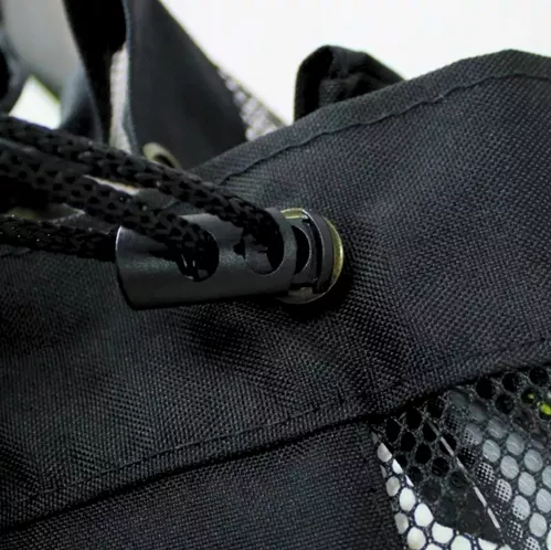 Bolso malla para traslado de balones negro-5