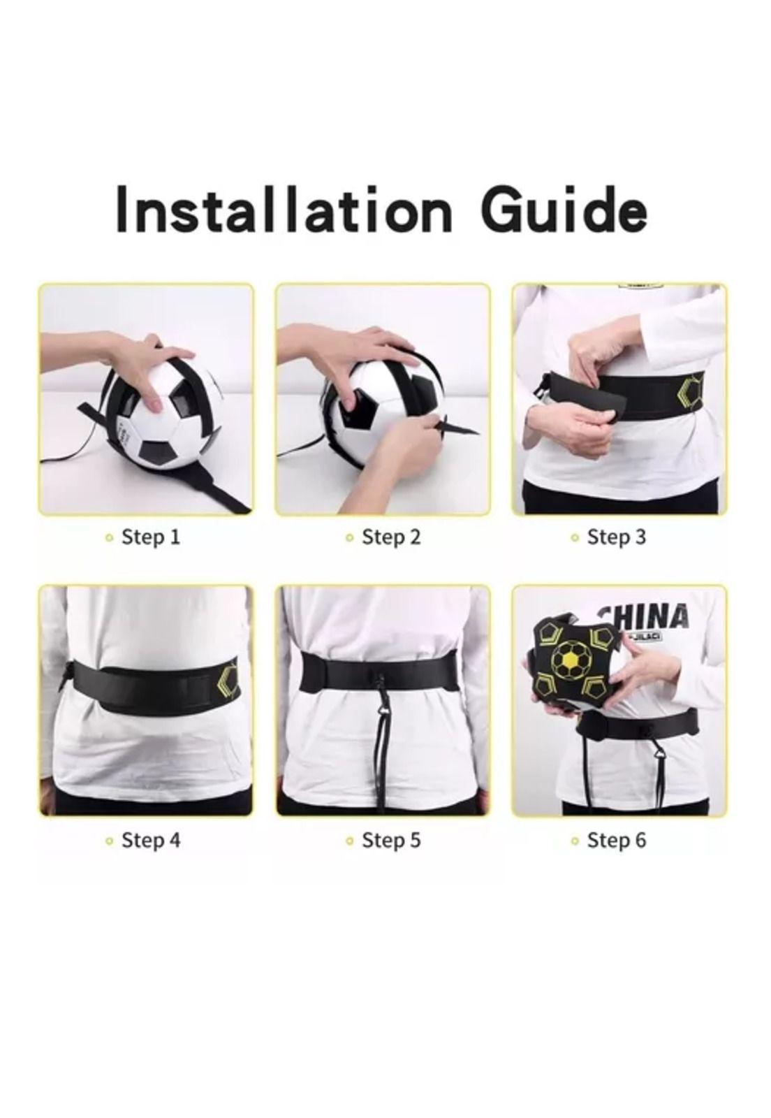 Cinturón de entrenamiento fútbol, kick training para niños y adultos-5
