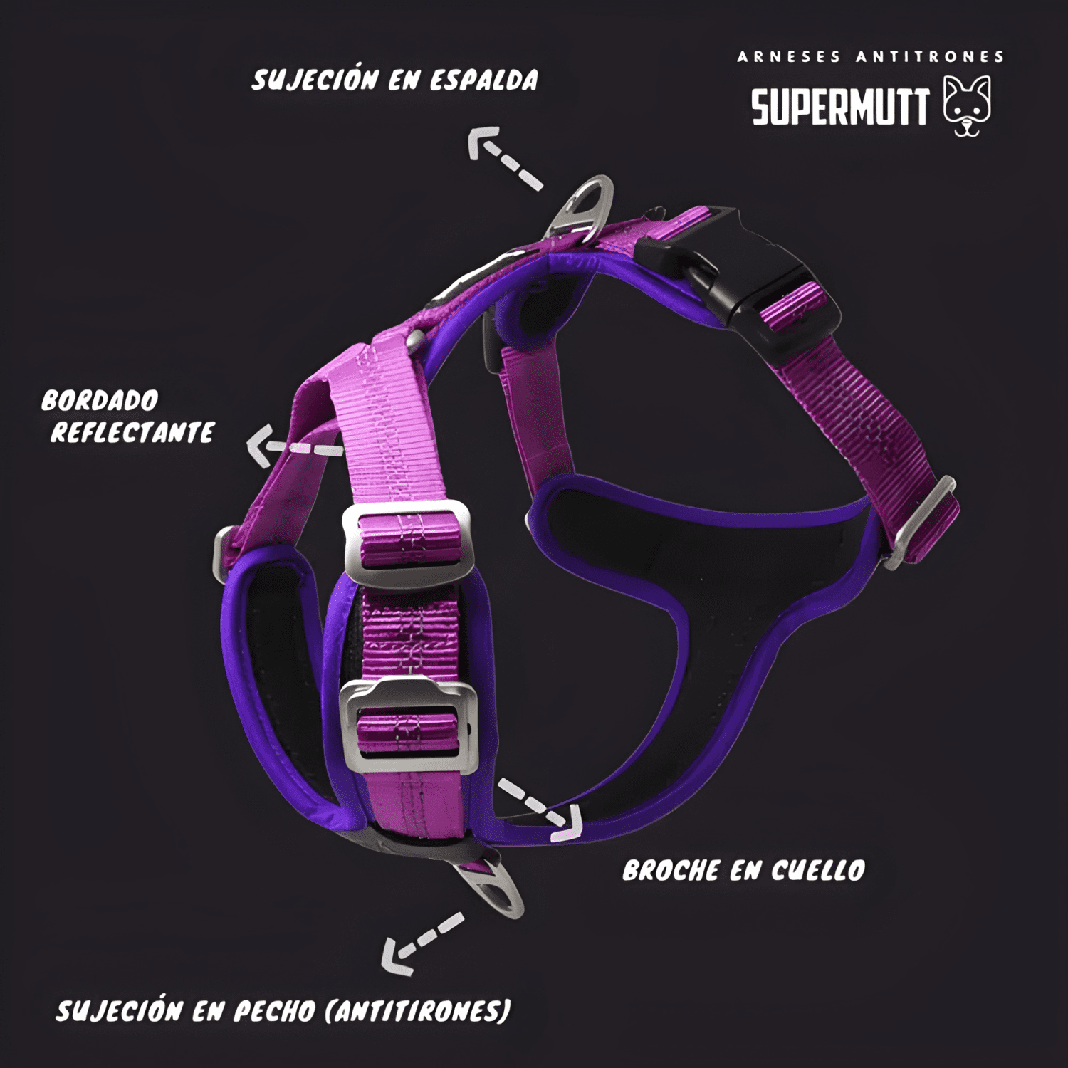 Arnés antitirón supermutt-3
