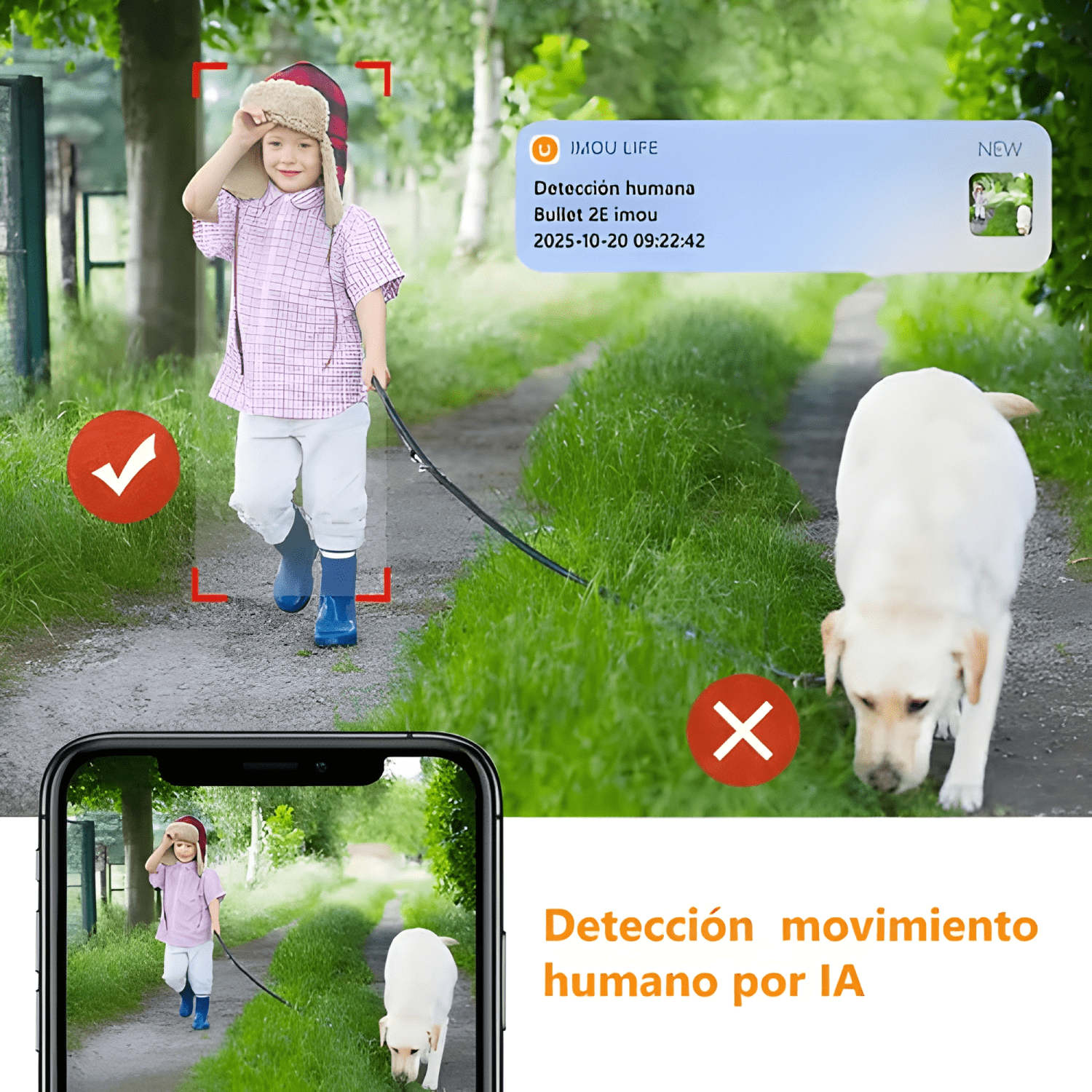 Imou Seguridad Cámara Bullet 2e 5mp Wifi Exterior Full Color-2