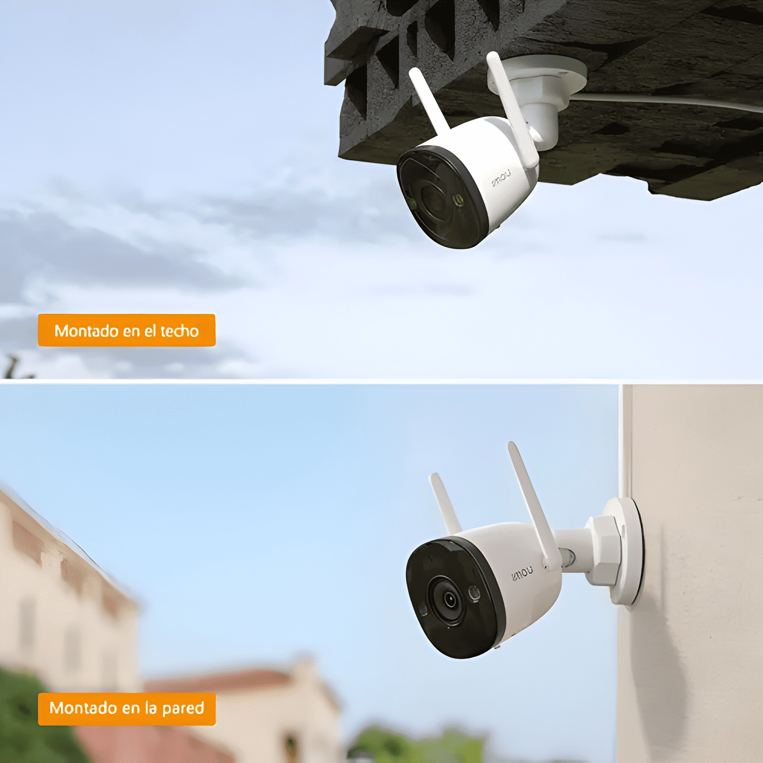 Imou Seguridad Cámara Bullet 2e 5mp Wifi Exterior Full Color-4