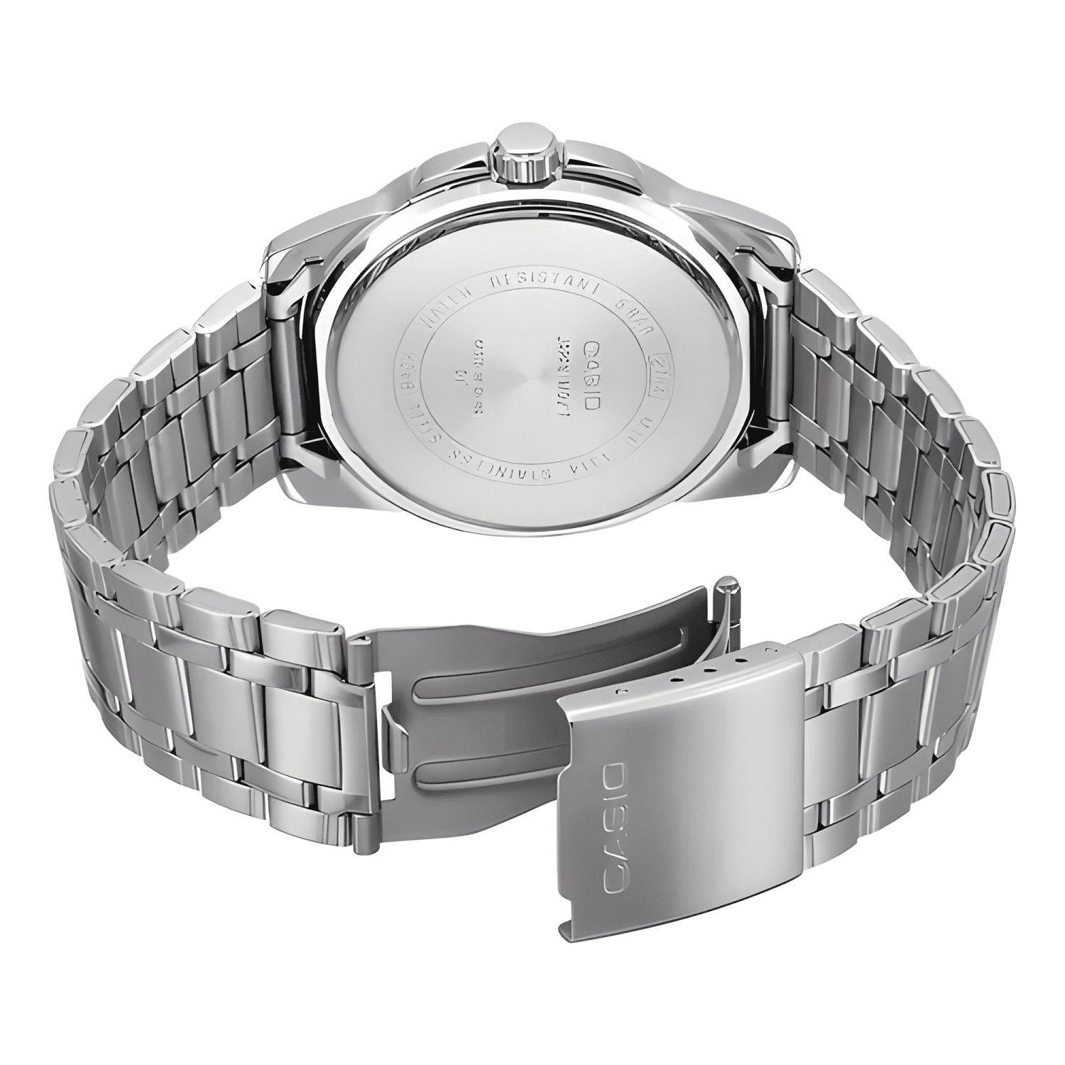Reloj casio mtp-vd01d de acero inoxidable para hombre con #2-1