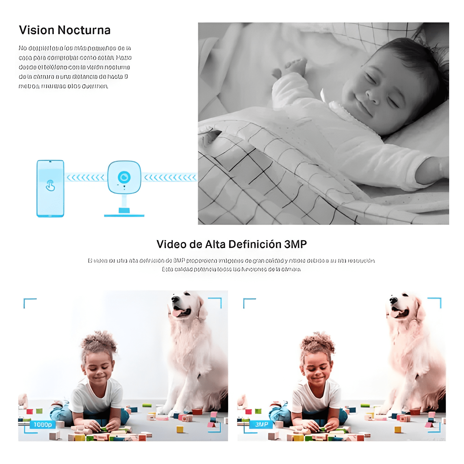 Camara Wifi Tapo C110 Full Hd 3mp Seguridad para la Blanco-2