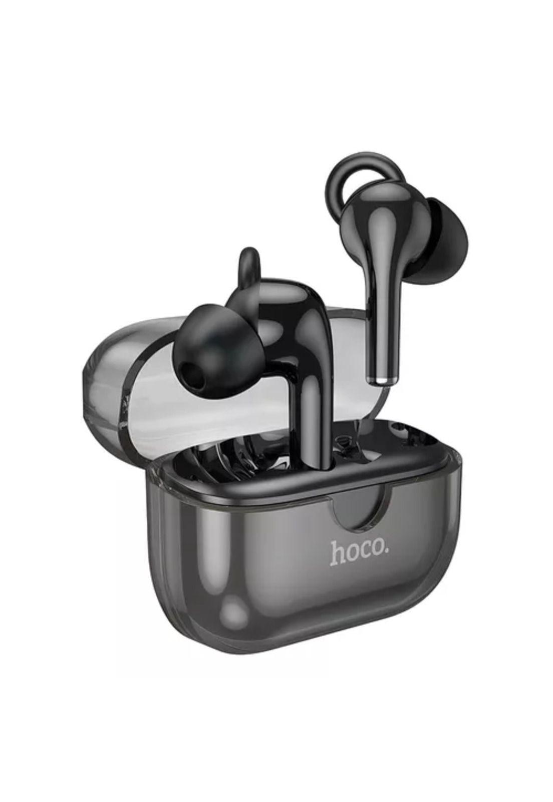 Audífono Hoco EW22 con cancelación de ruido negro-2
