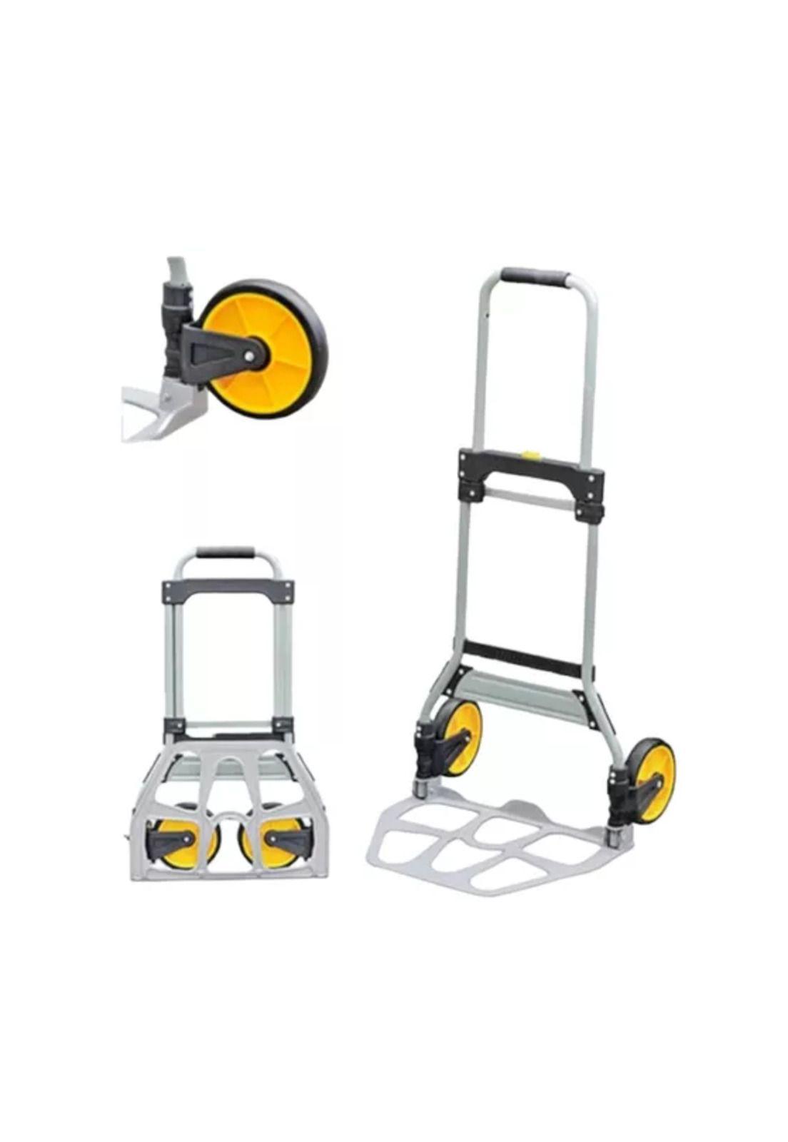 Carro plegable carga aluminio yegua grande 200kg firme-5