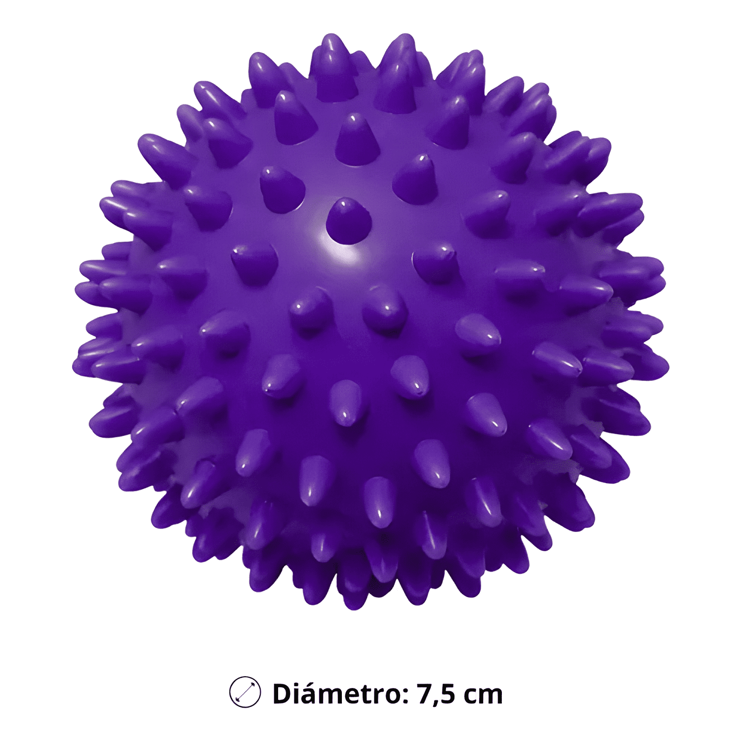 Pack 4 pelotas para masajes de erizo 7.5 cm Multicolor-4