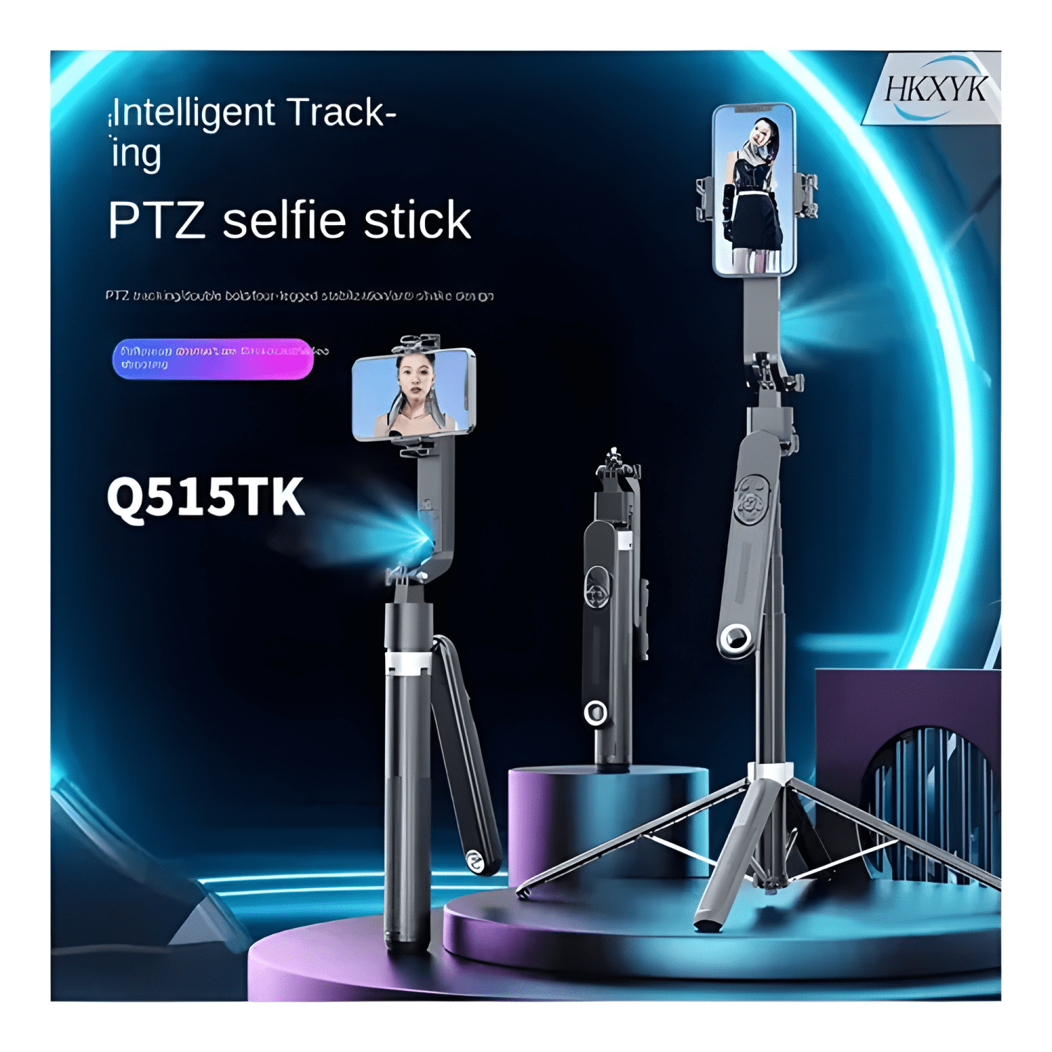 Trípode Inteligente AI Seguimiento Facial Automático 360 #3-3