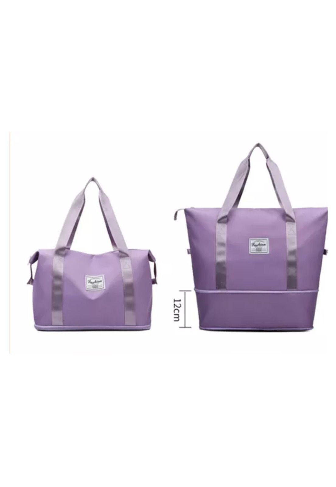 Bolsa de gran capacidad para viajes, hombres y mujeres, deportes, color gris-2