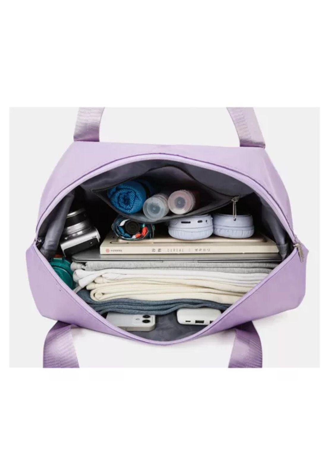 Bolsa de gran capacidad para viajes, hombres y mujeres, deportes, color gris-3