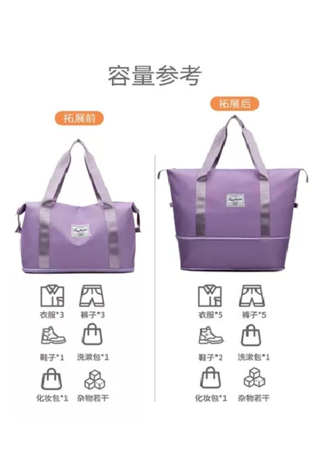 Bolsa de gran capacidad para viajes, hombres y mujeres, deportes, color gris-7