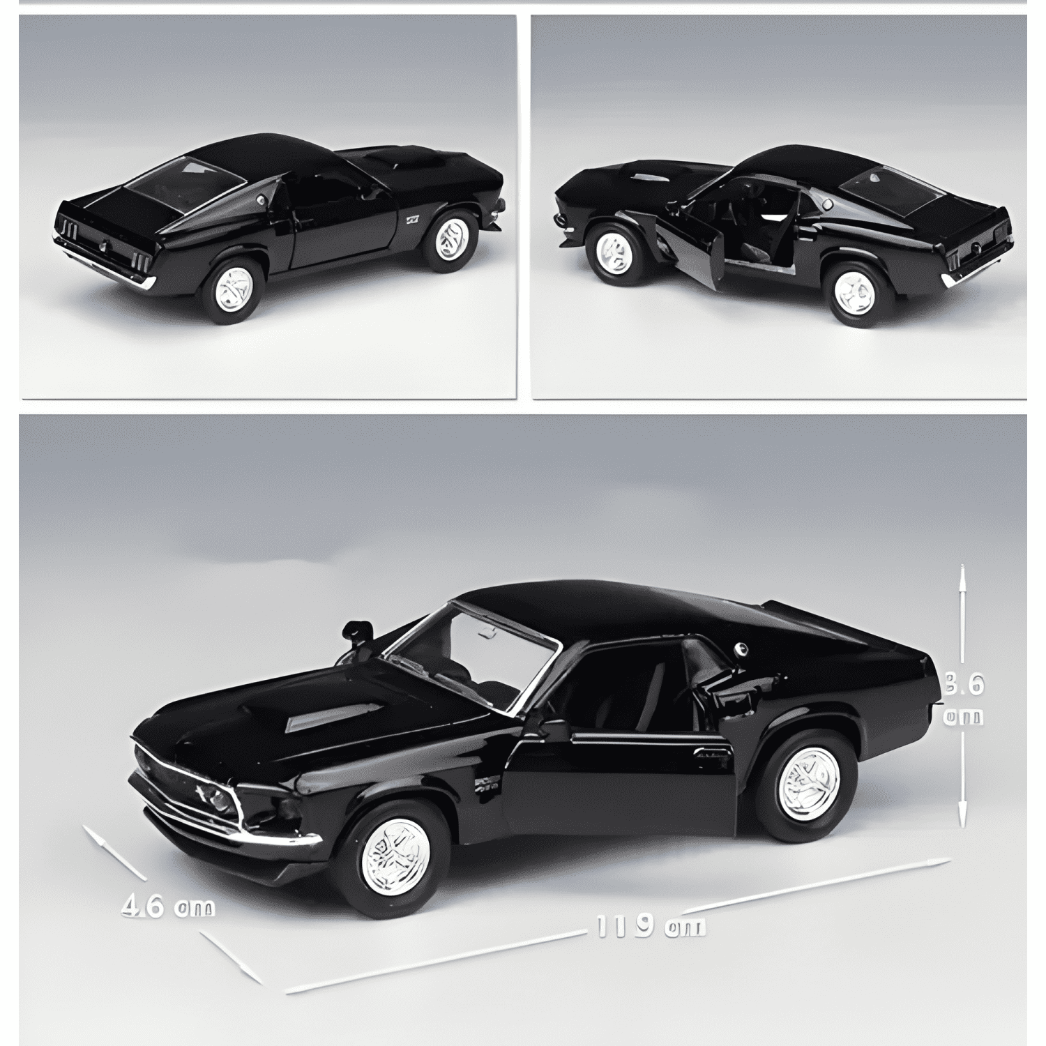 Auto Ford Mustang Boss 429 año 1969 miniatura-2