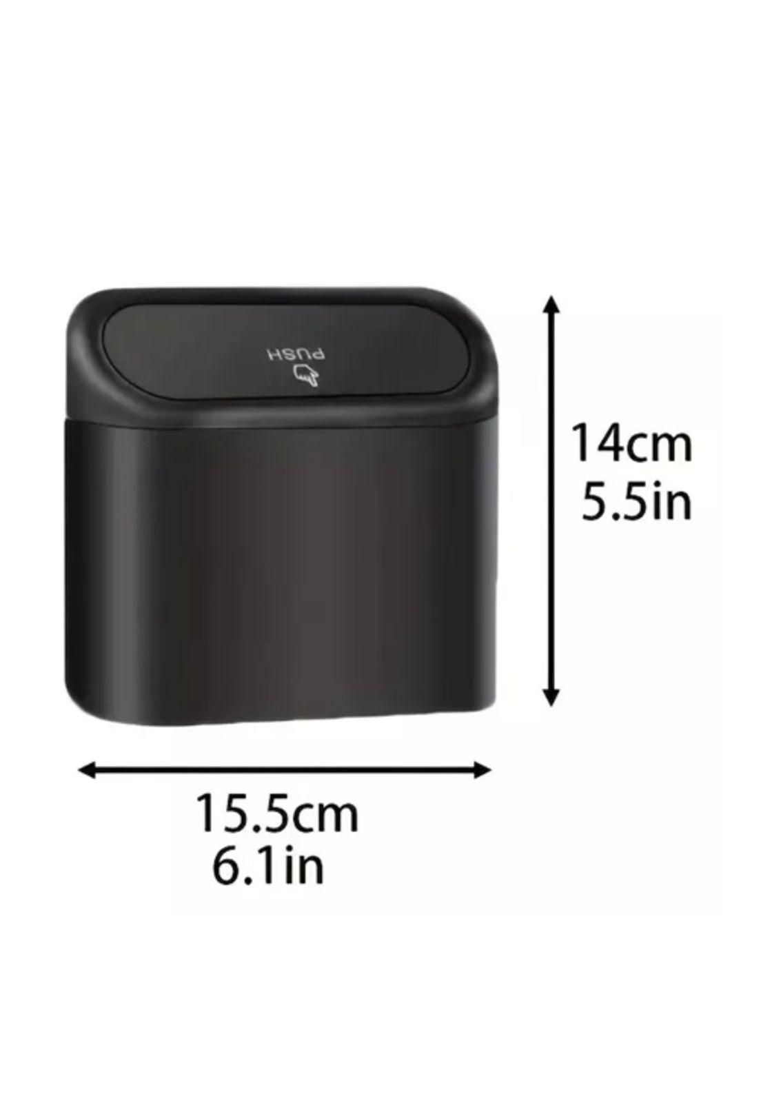 2pcs basurero para auto portátil y 10 uds bolsa de basura-2