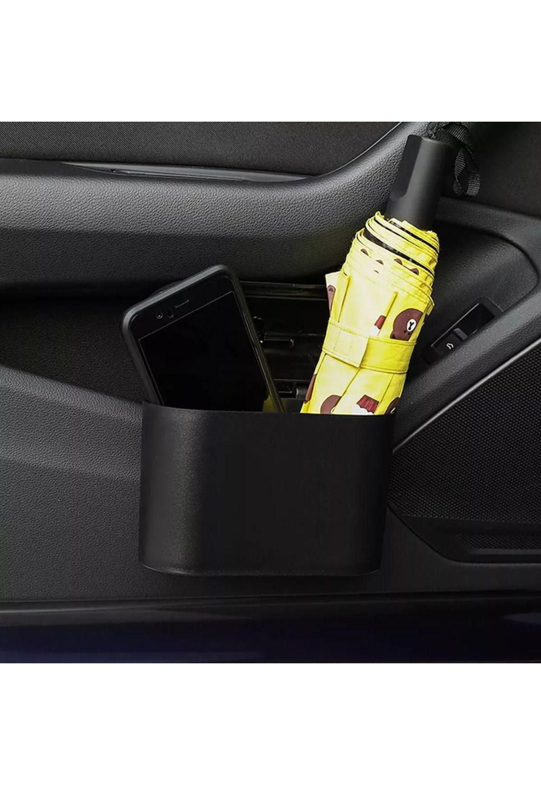 2pcs basurero para auto portátil y 10 uds bolsa de basura-5