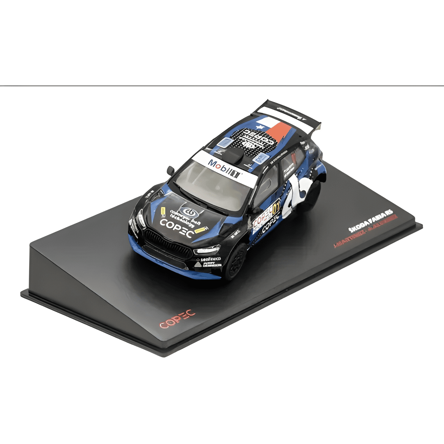 Auto Rally Mobil Skoda Fabia Jorge Martínez 1:43-2