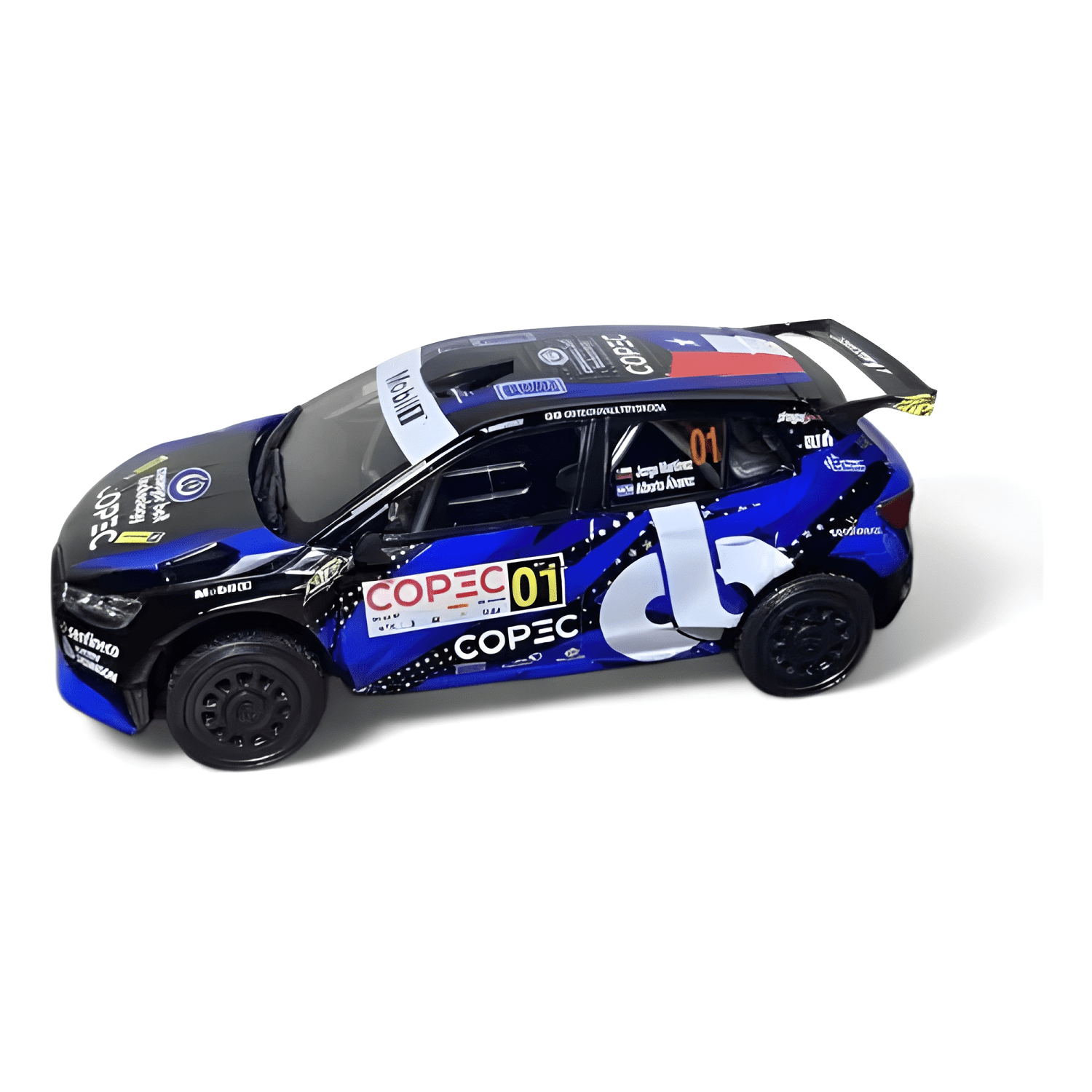 Auto Rally Mobil Skoda Fabia Jorge Martínez 1:43-3