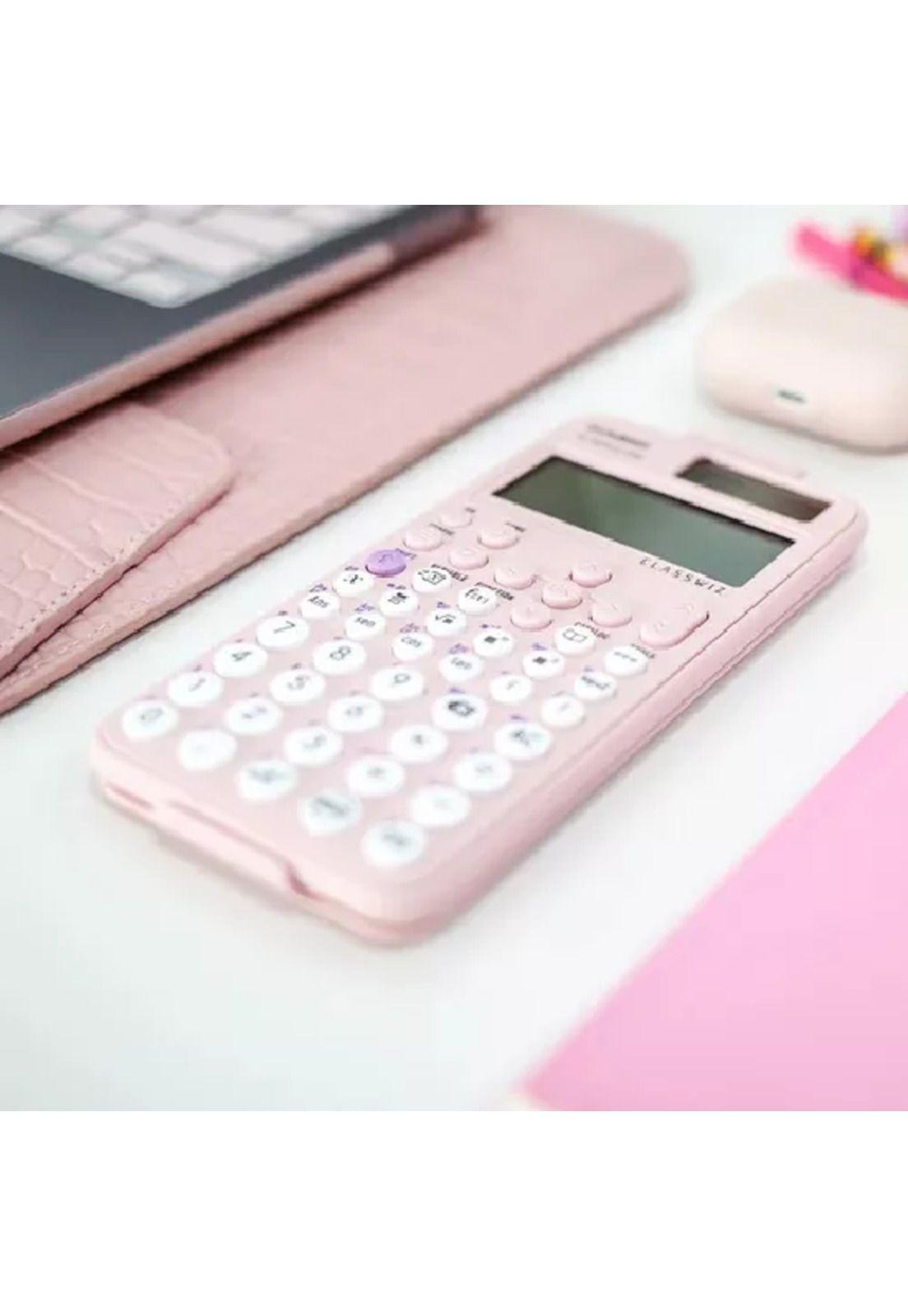 Calculadora Casio para escuela y universidad FX-991LACW, color rosa pálido-2