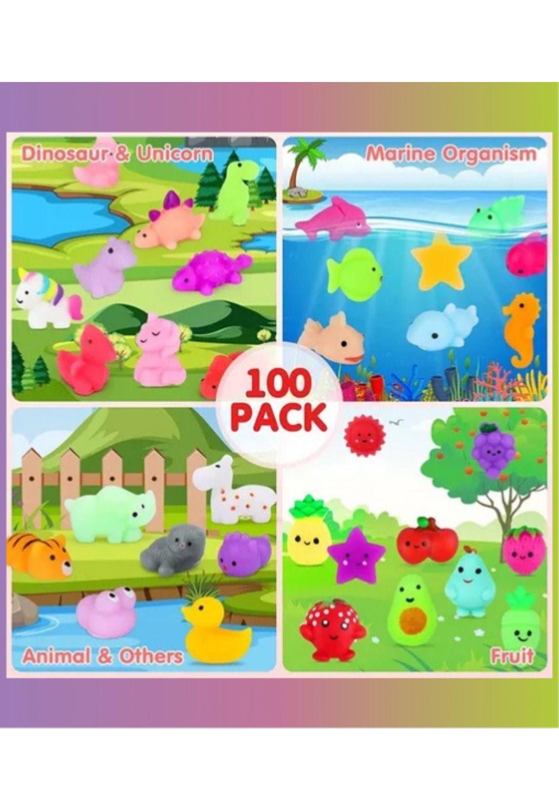 Kit de 100 pcs mini mochi squishy, squeeze toy, fidget toy-3
