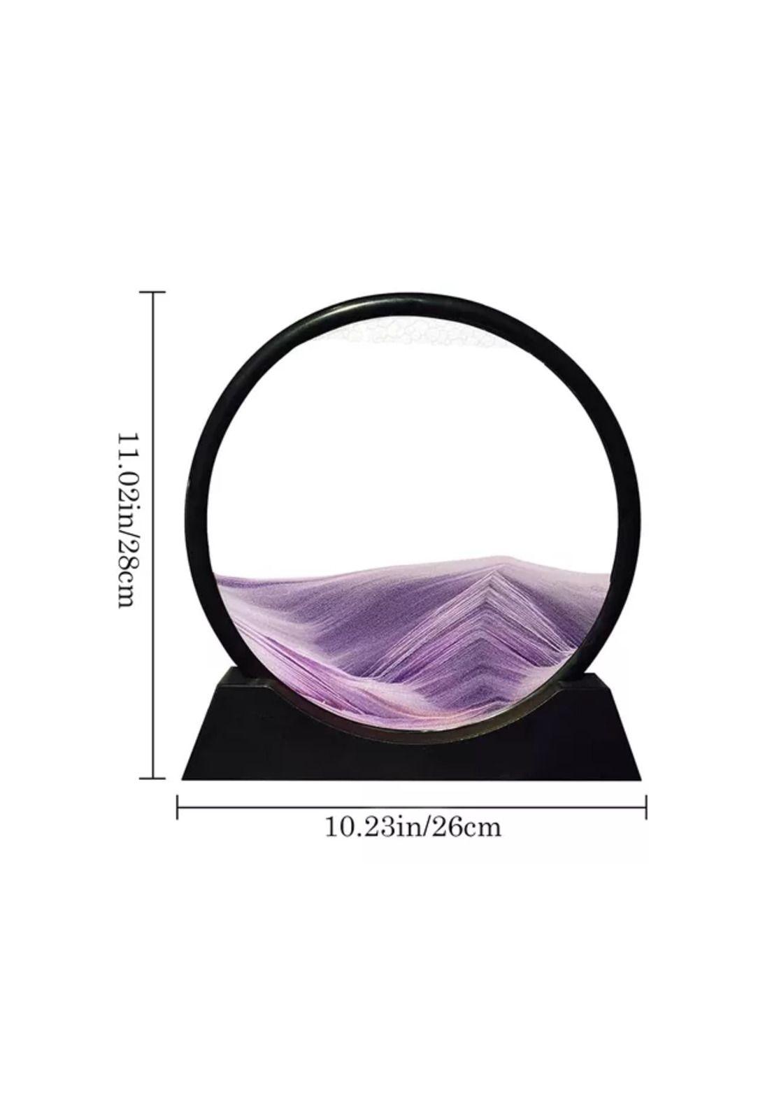Decoración Arte de Arena Anti Estrés Sensorial Paisaje Violeta-1