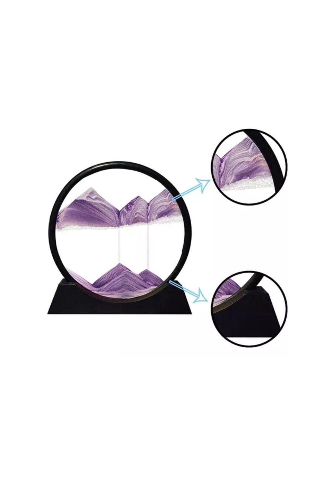Decoración Arte de Arena Anti Estrés Sensorial Paisaje Violeta-2