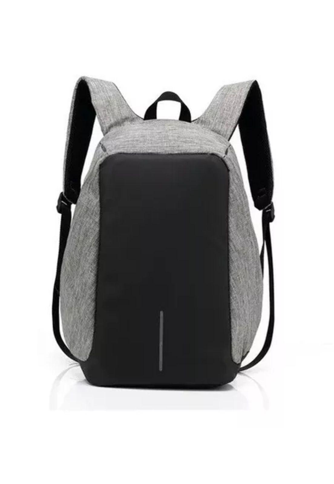 Mochila antirrobo con seguridad ajustable acolchada negra-3