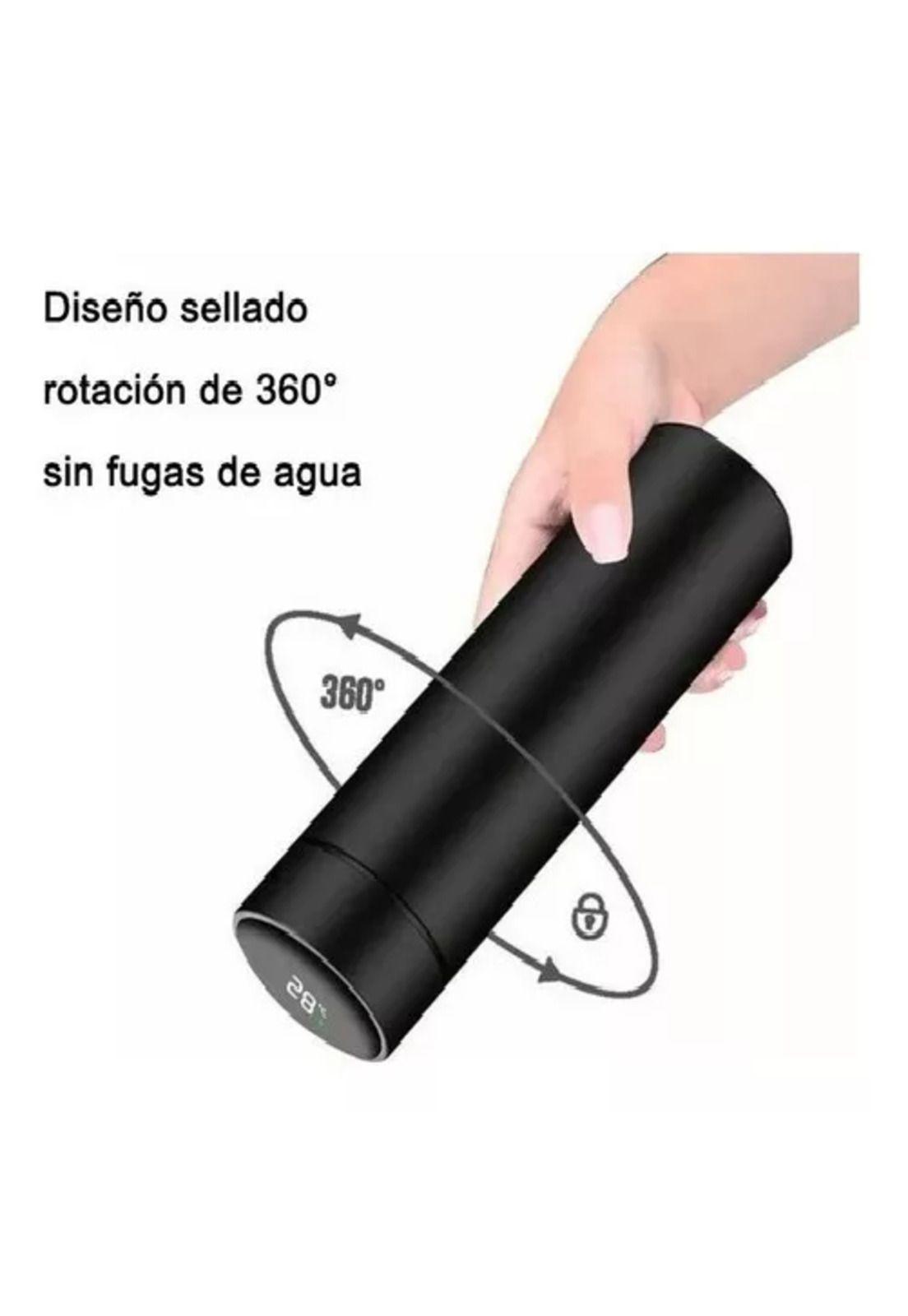 Termo digital de acero inoxidable, inteligente, 500 ml, color plateado-0