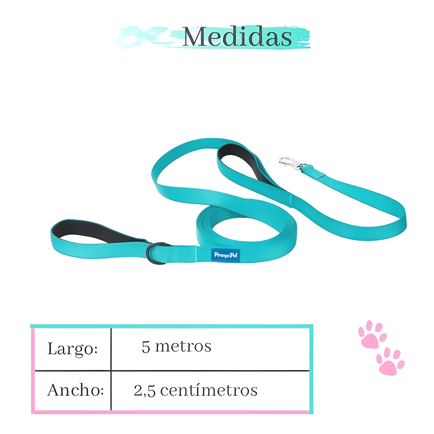 Correa larga prinpipet reflectante 5 mts-3