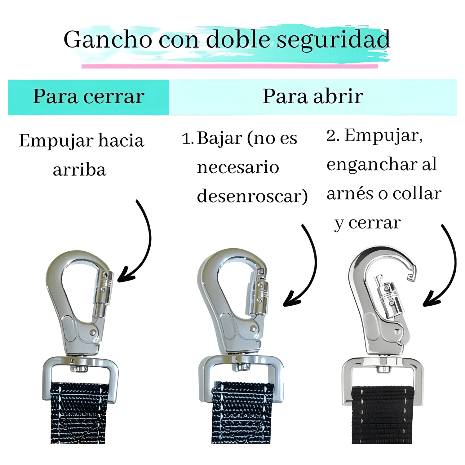 Correa larga prinpipet reflectante 5 mts-4