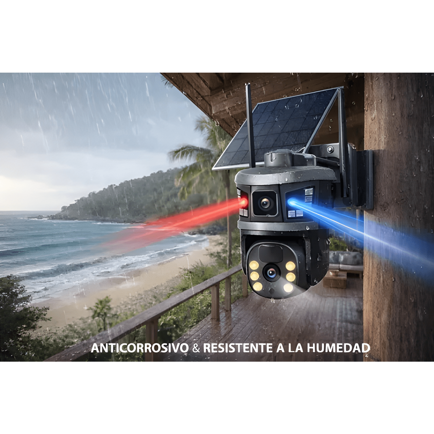 Cámara Solar 4g Exterior Doble Lente Bajo Consumo-4